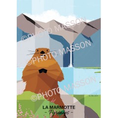 Affiche la Marmotte
